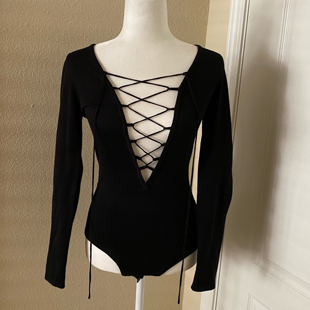 Missguided Lace-up Bodysuit